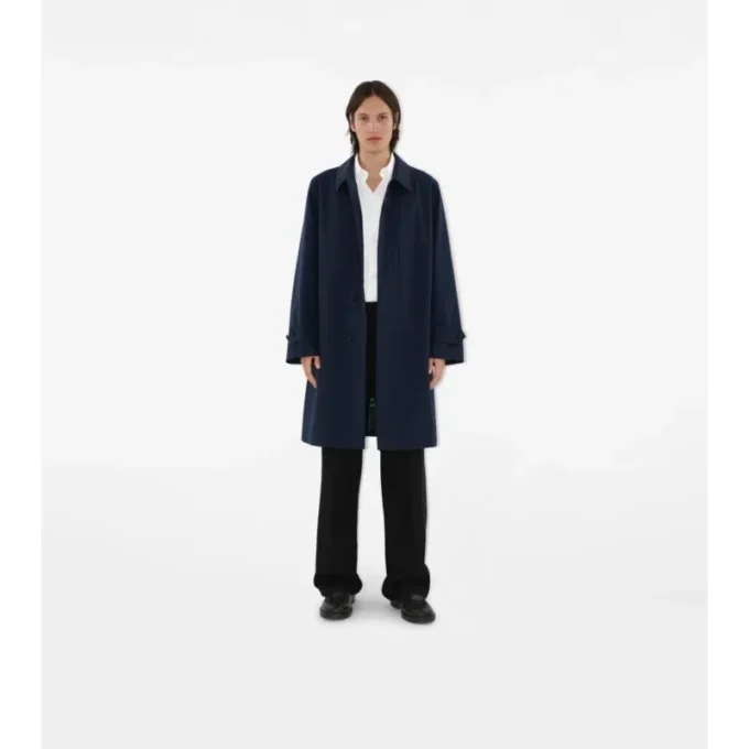 Langer Gabardine-Car Coat