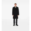 Langer Gabardine-Car Coat