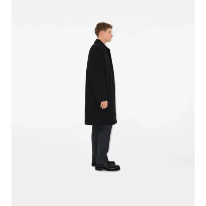 Langer Gabardine-Car Coat