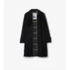 Langer Gabardine-Car Coat