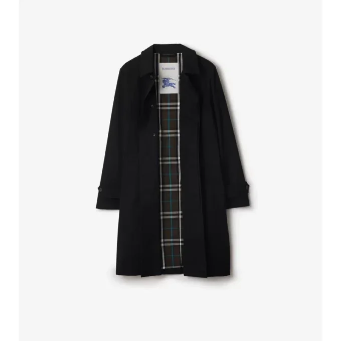 Langer Gabardine-Car Coat