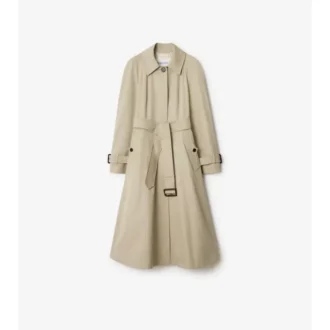 Langer Gabardine-Car Coat „Ellingham Fit-And-Flare“