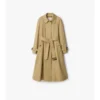 Langer Gabardine-Car Coat „Ellingham Fit-And-Flare“
