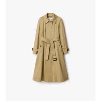 Langer Gabardine-Car Coat „Ellingham Fit-And-Flare“