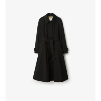Langer Gabardine-Car Coat „Ellingham Fit-And-Flare“