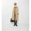 Langer Gabardine-Car Coat „Ellingham Fit-And-Flare“