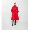 Langer Gabardine-Car Coat „Ellingham Fit-And-Flare“