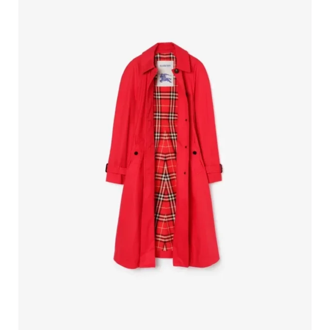 Langer Gabardine-Car Coat „Ellingham Fit-And-Flare“
