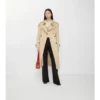 Langer Gabardine-Trench Coat „Fitzrovia“ mit wärmendem Futter
