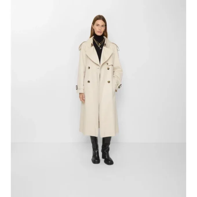 Langer Gabardine-Trenchcoat „Fitzrovia“