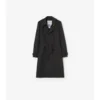 Langer, geometrisch geschnittener Foxfield-Trench Coat aus Nylonmischung