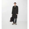 Langer, geometrisch geschnittener Foxfield-Trench Coat aus Nylonmischung