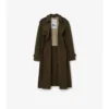 Langer, leichter Trench Coat aus Baumwolle