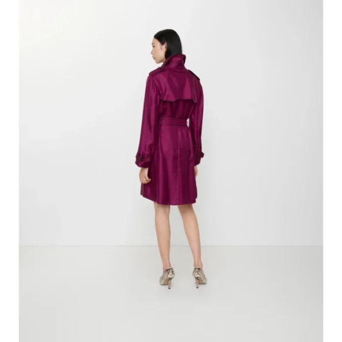 Langer Seiden-Trench Coat „Foxfield“