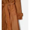 Langer Trench Coat aus Nylonmischung