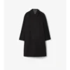 Langer, wendbarer Parkbury-Car Coat aus kariertem Wollstoff