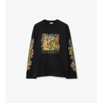 Langärmliges Baumwoll-T-Shirt „Forest“