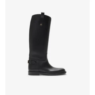 Leder-Cavalier-Stiefel