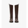 Leder-Cavalier-Stiefel