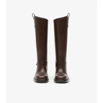 Leder-Cavalier-Stiefel