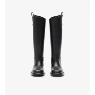 Leder-Cavalier-Stiefel