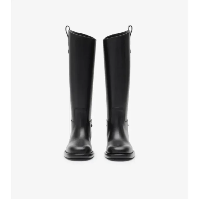 Leder-Cavalier-Stiefel