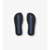 Leder-Slides mit Knight-Stempel
