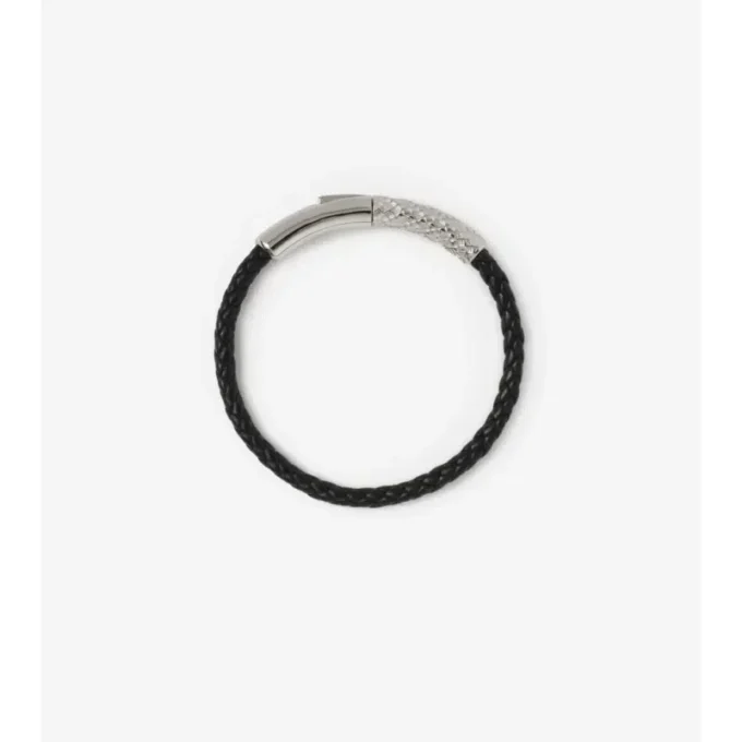 Lederarmband mit Karomuster