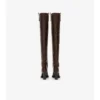 Lederne Cavalier-Overknee-Stiefel