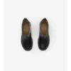 Lederstiefel mit Karomuster