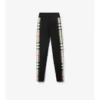 Leggings aus Stretch-Jersey mit Karobordüre