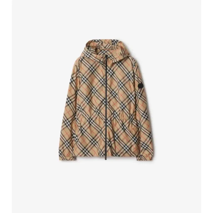 Leichte Jacke mit Karomuster