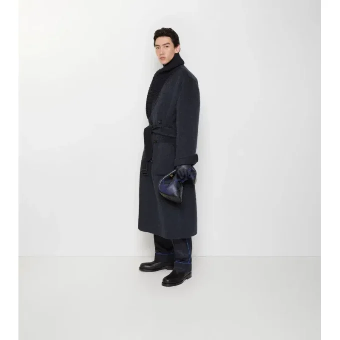 Mantel aus Wolle-Mohair-Mischung