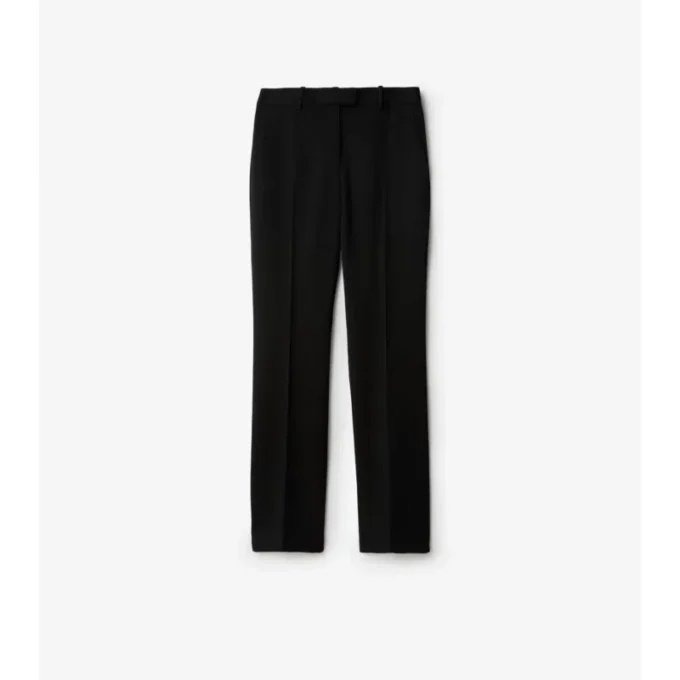 Maßgeschneiderte Hose aus Grain-de-Poudre-Wolle