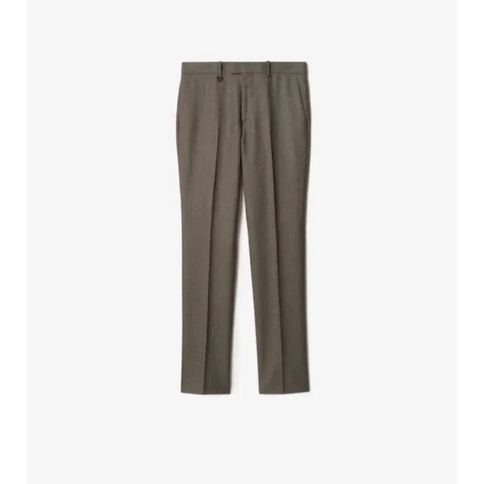 Maßgeschneiderte Hose aus Sharkskin-Wolle