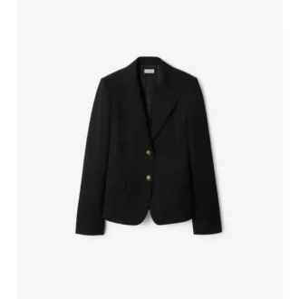 Maßgeschneiderte Jacke aus Grain-de-Poudre-Wolle