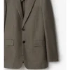 Maßgeschneiderte Jacke aus Sharkskin-Wolle