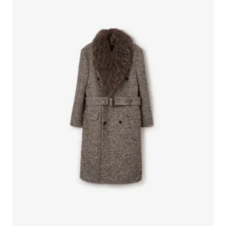 Maßgeschneiderter Mantel aus einer Woll-Mohair-Mischung