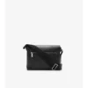 Messenger-Tasche mit geprägtem Karomuster 