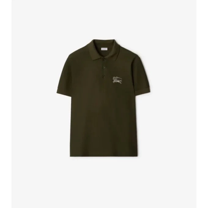 Metallic-EKD-Baumwoll-Poloshirt