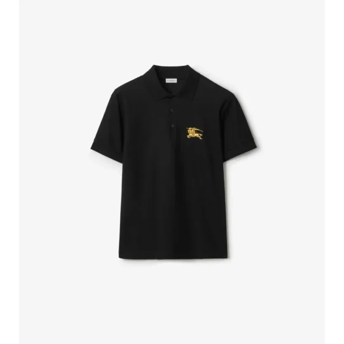 Metallic-EKD-Baumwoll-Poloshirt