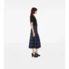 Midi-Kilt aus Wolle mit Karomuster