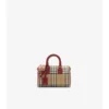 Mini-Bowling-Tasche mit Karomuster