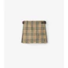 Mini-Kilt aus Wolle mit Karomuster