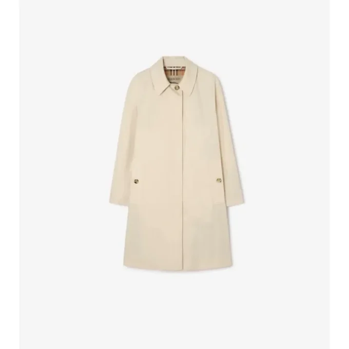 Mittellanger Camden-Car Coat aus Tropical Gabardine