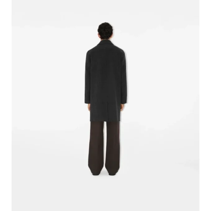 Mittellanger Car Coat aus Wolle
