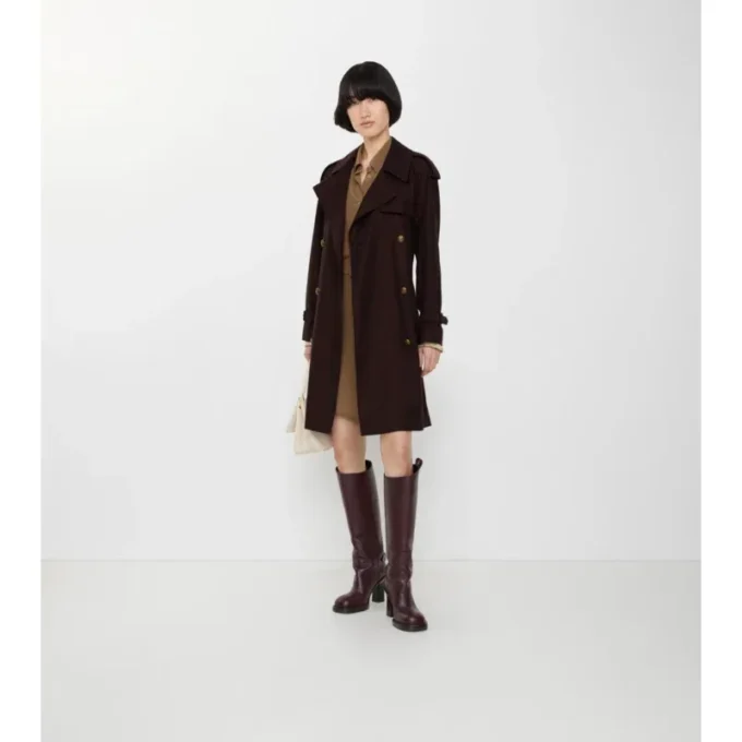 Mittellanger Gabardine-Trenchcoat „Castleford“