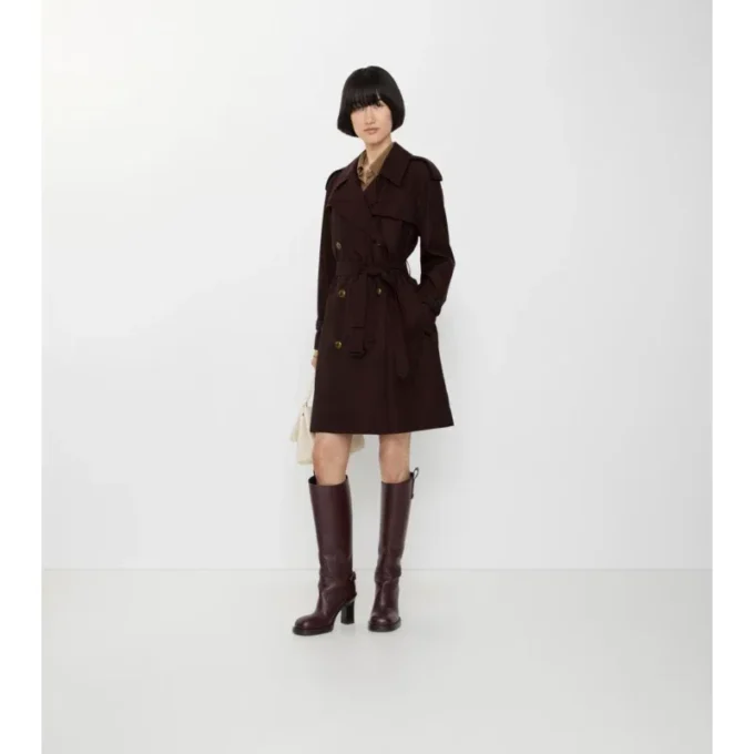 Mittellanger Gabardine-Trenchcoat „Castleford“