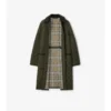 Mittellanger, gesteppter Nylon-Car Coat