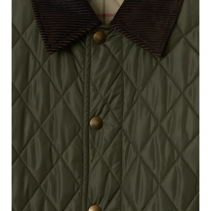 Mittellanger, gesteppter Nylon-Car Coat